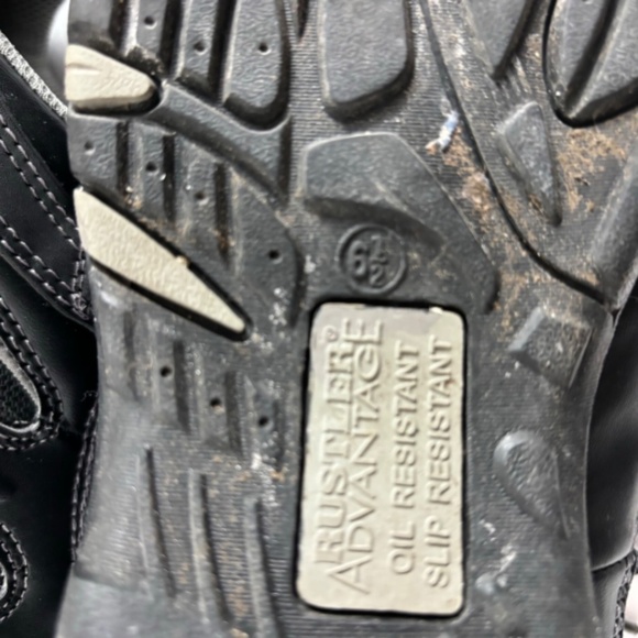 Rustler Advantage Slip Resistant Steel Toe Safety Shoes/low Boots Men's Size 6.5 - Picture 10 of 10